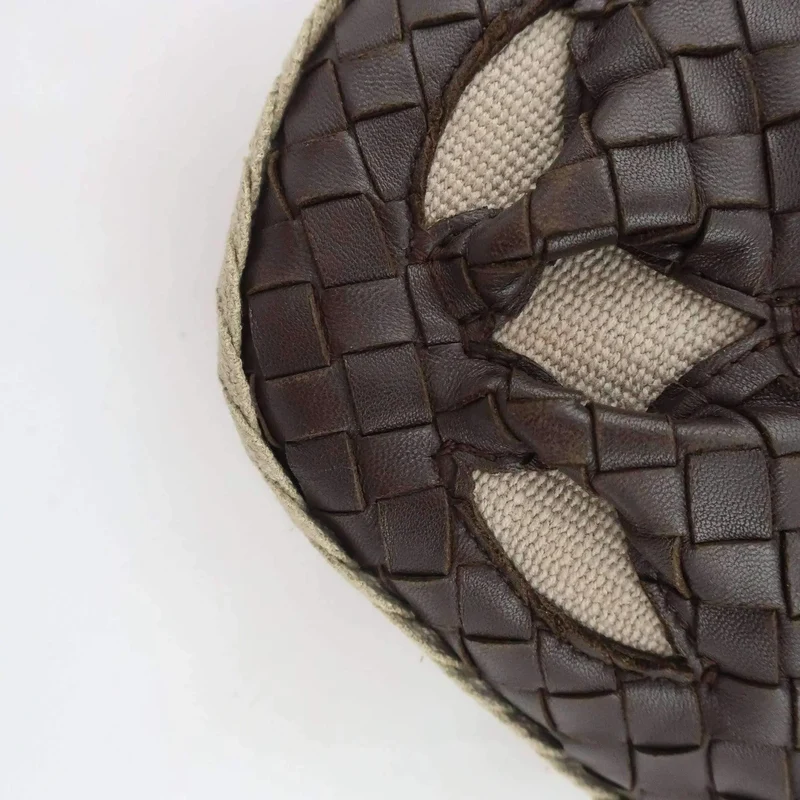 Bottega Veneta Intrecciatto Shoulder Hobo Brown bag
