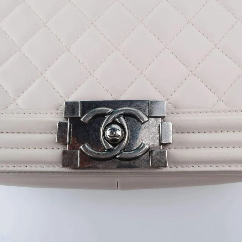 Chanel Lambskin Sting Ray Strap Medium Boy Bag