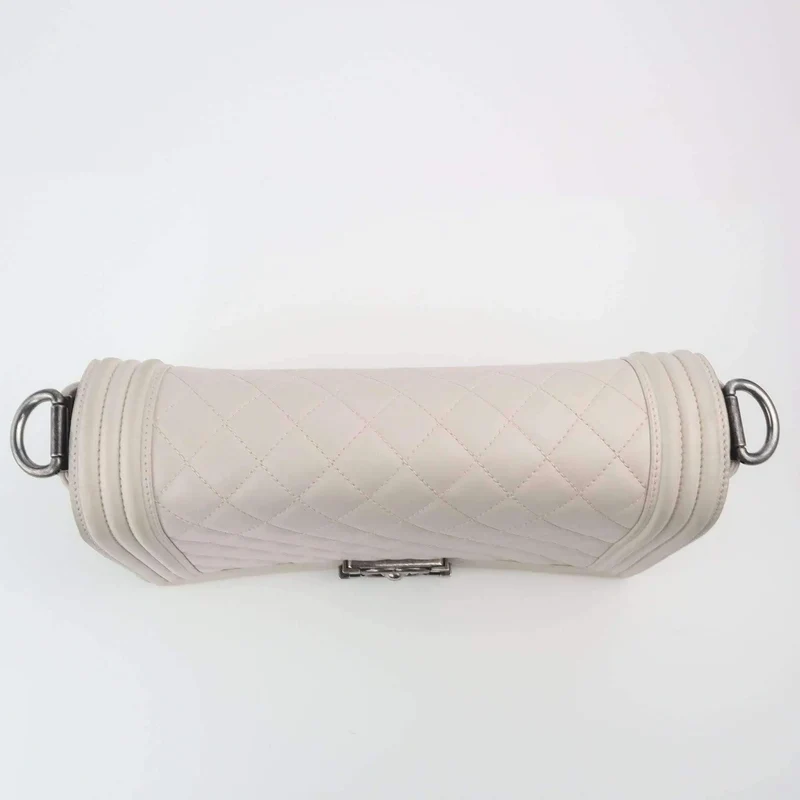 Chanel Lambskin Sting Ray Strap Medium Boy Bag