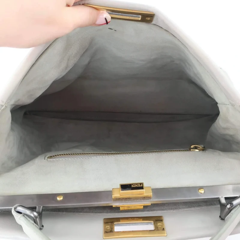 Fendi Peekaboo Grey Medium