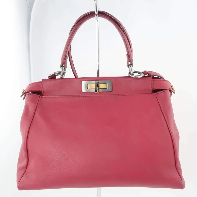 Fendi Peekaboo Calfskin Medium Bag