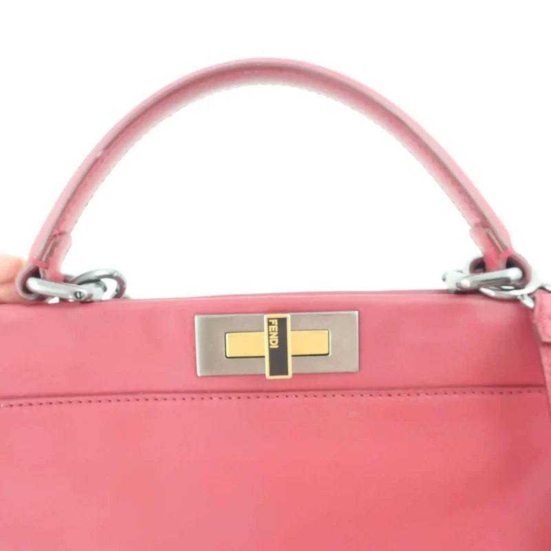 Fendi Peekaboo Calfskin Medium Bag