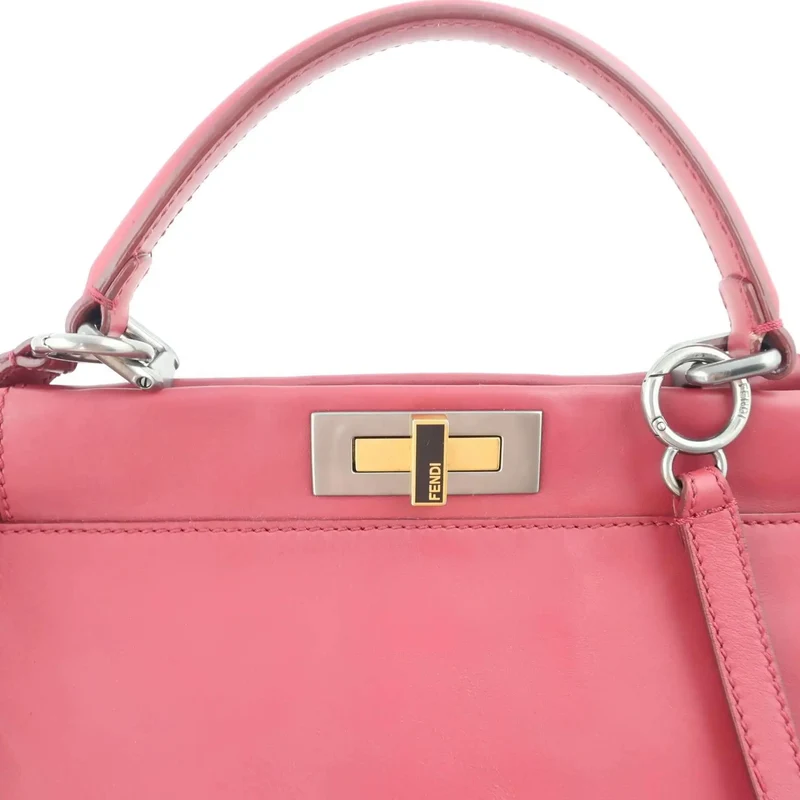 Fendi Peekaboo Calfskin Medium Bag