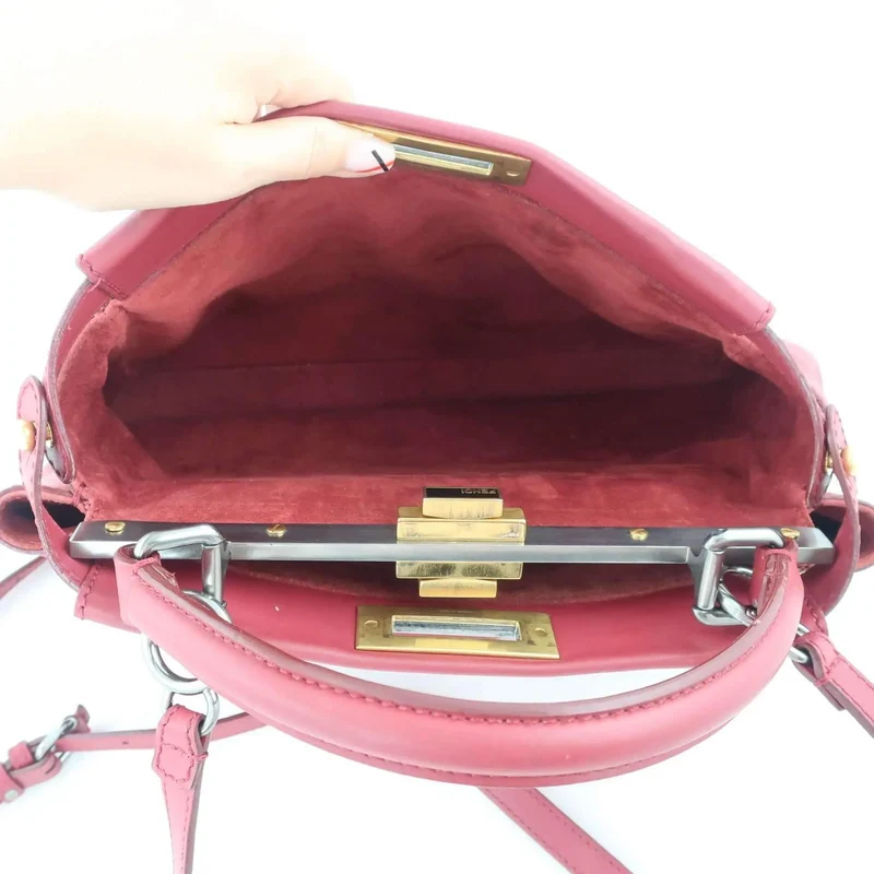 Fendi Peekaboo Calfskin Medium Bag