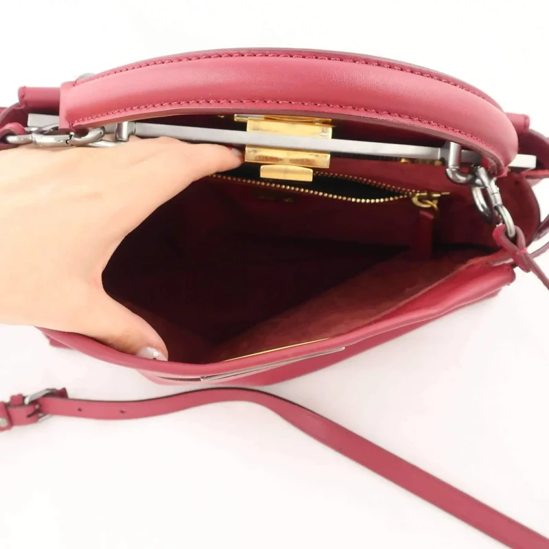 Fendi Peekaboo Calfskin Medium Bag
