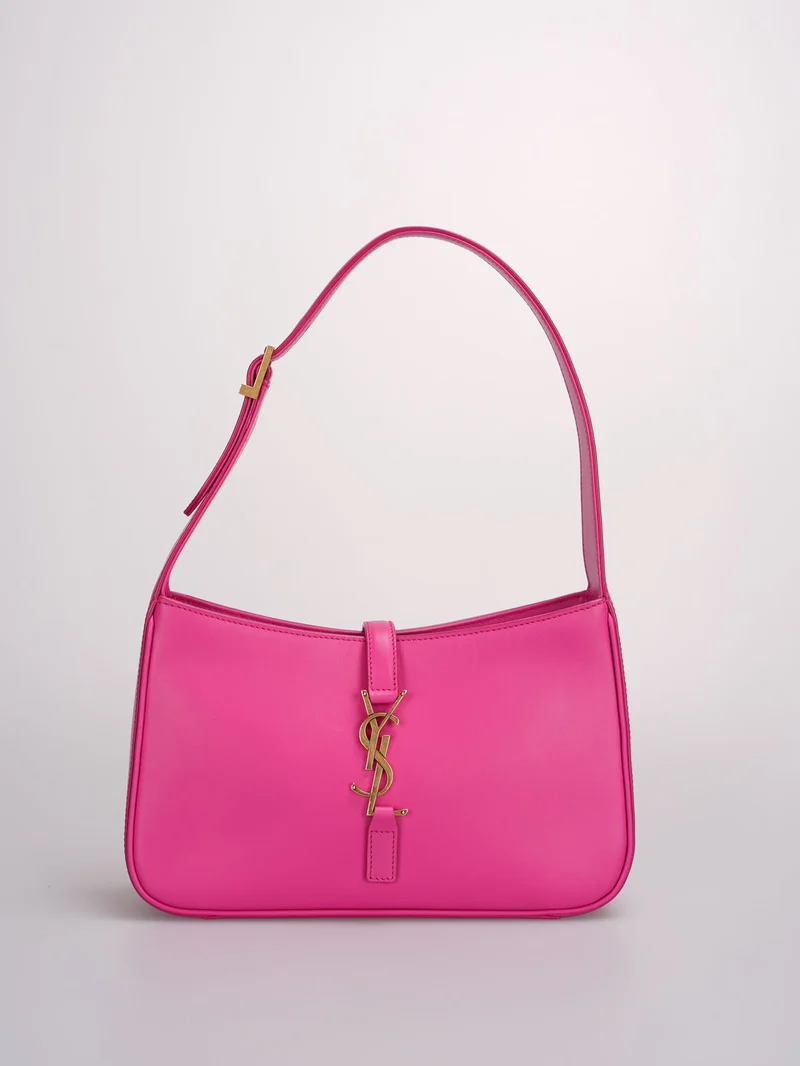 Saint Laurent 5 a 7 Fuchsia Hobo-Tasche