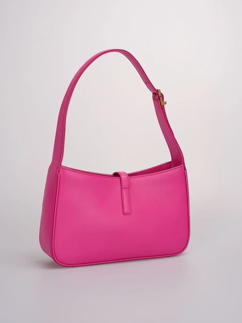 Saint Laurent 5 a 7 Fuchsia Hobo-Tasche