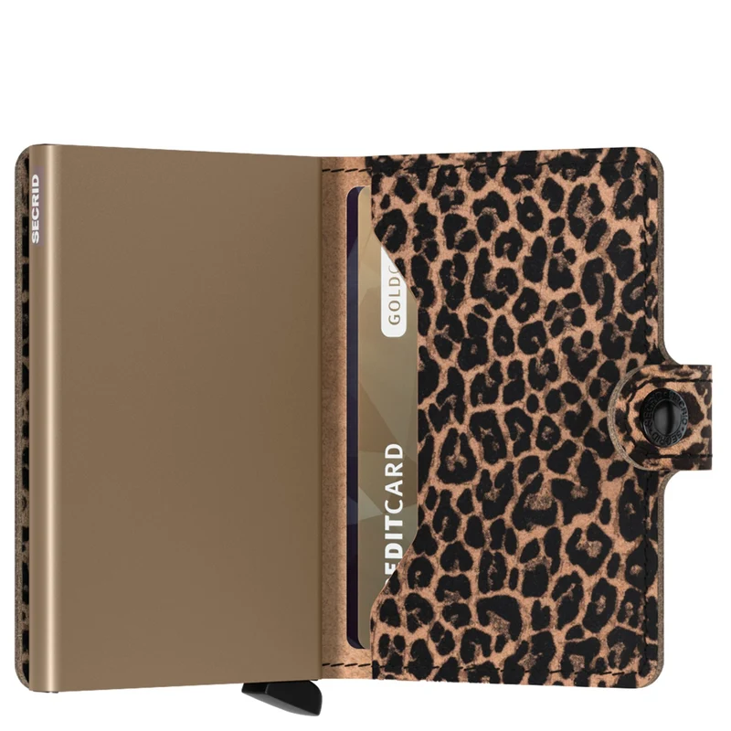 Secrid Miniwallet Leo - Geldbörse 6cc 10.2 cm RFID (beige)
