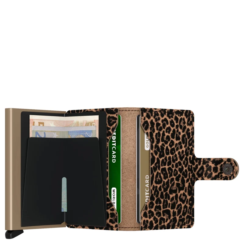 Secrid Miniwallet Leo - Geldbörse 6cc 10.2 cm RFID (beige)