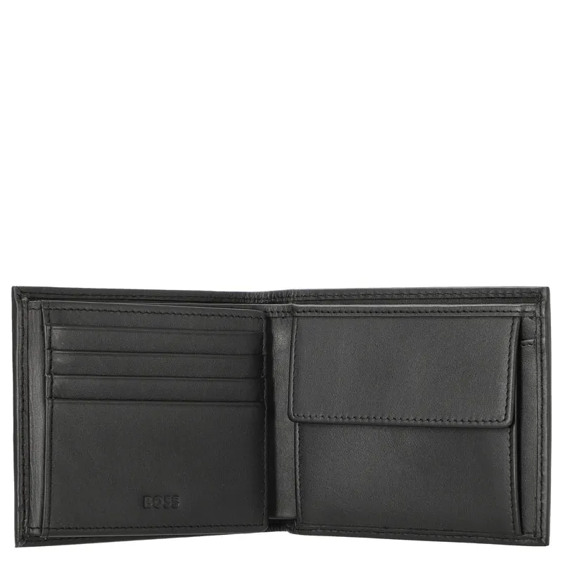 BOSS GB Geschenkset - Geldbörse 8cc und Schlüsselring (black)