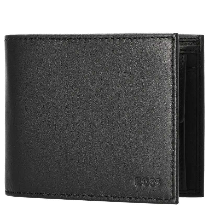 BOSS GB Geschenkset - Geldbörse 8cc und Schlüsselring (black)