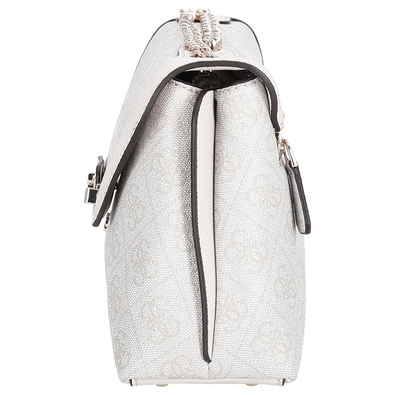 Guess Lindsey XBody Flap - Umhängetasche 27 cm (bone logo)