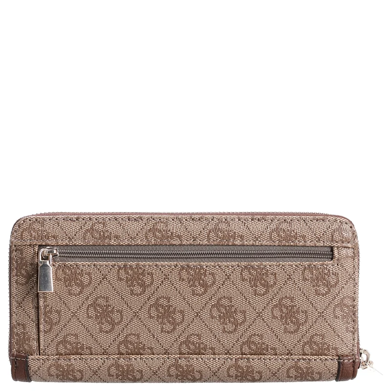Guess Lindsey SLG Large Zip - Geldbörse 12cc 21 cm (latte logo)