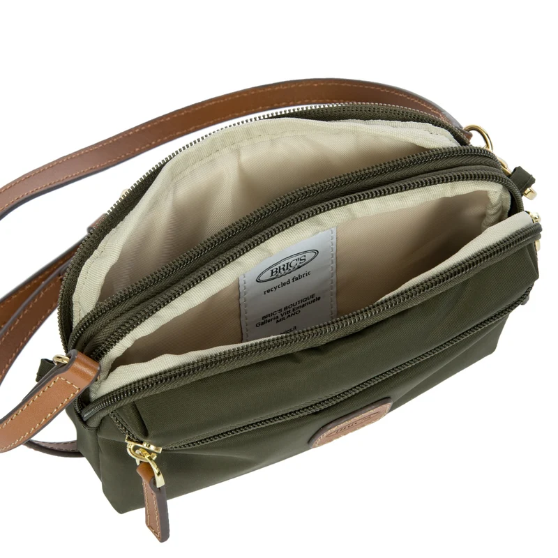 Brics X-Collection - Umhängetasche S 18 cm (olive)