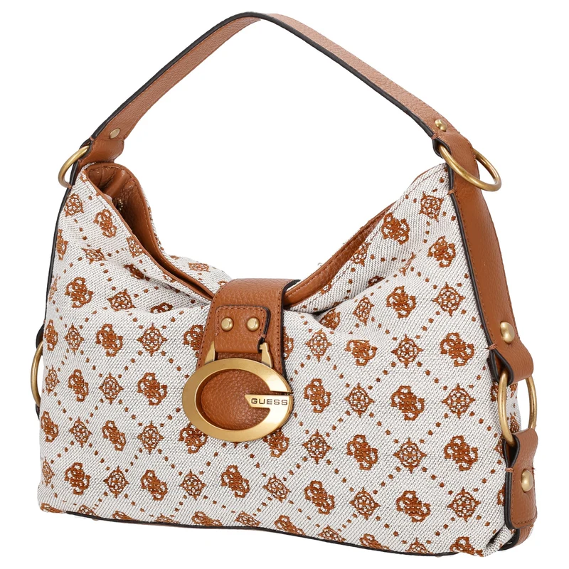 Guess Camden - Schultertasche 34.5 cm (cognac logo)