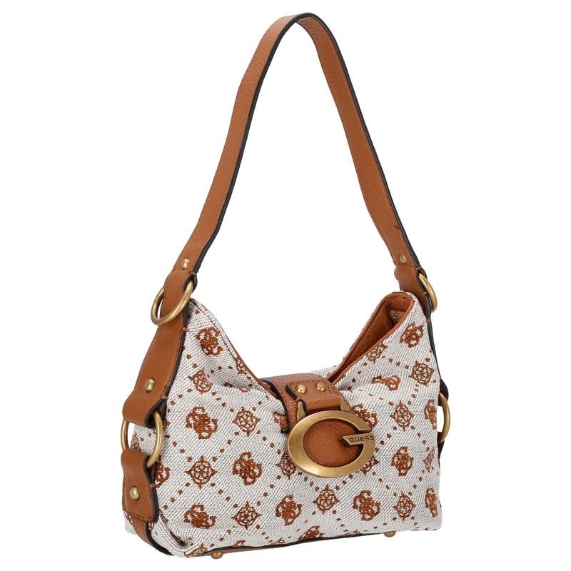 Guess Camden Mini - Schultertasche 23 cm (cognac logo)