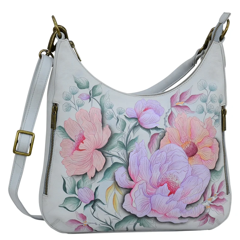 Umwandelbarer schmaler Hobo mit Crossbody-Gurt - 662