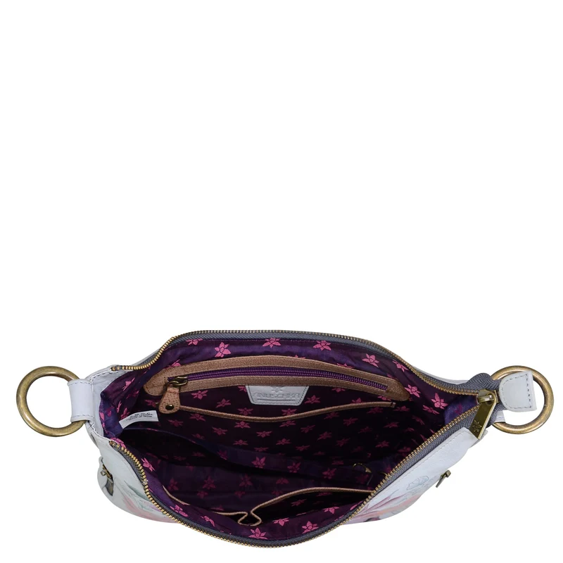 Umwandelbarer schmaler Hobo mit Crossbody-Gurt - 662
