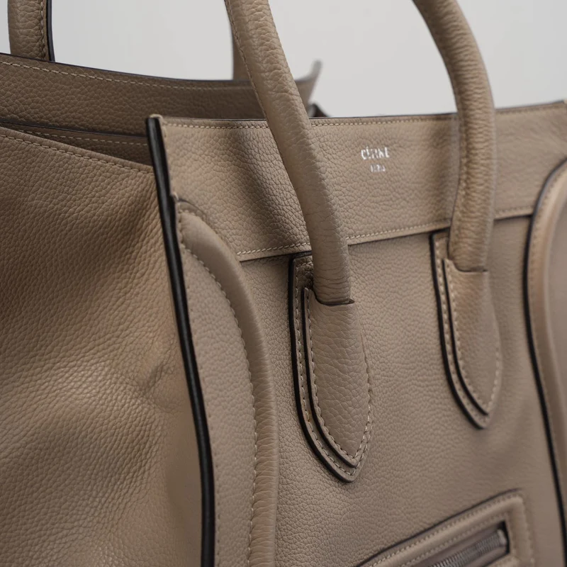 Celine Graue Luggage Tote Ledertasche 2012