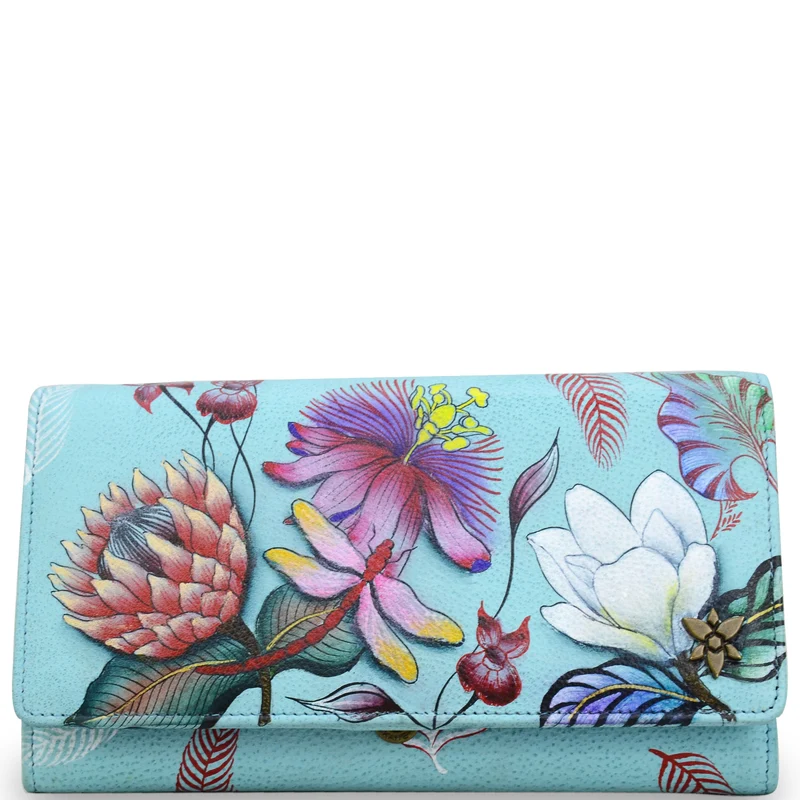 Brieftasche mit Akkordeonklappe - 1112