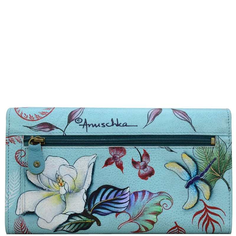 Brieftasche mit Akkordeonklappe - 1112