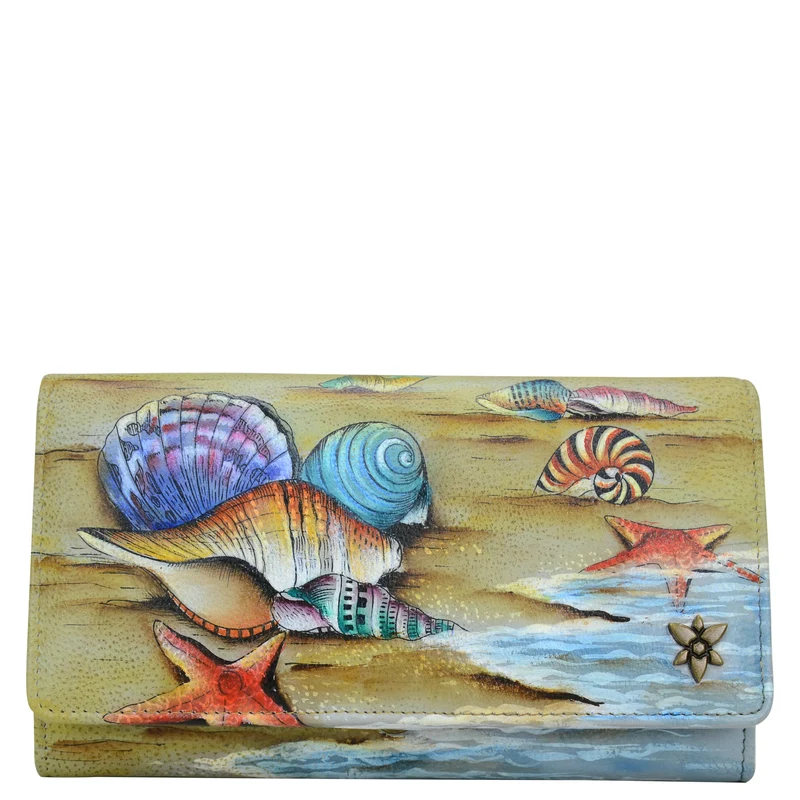 Brieftasche mit Akkordeonklappe - 1112