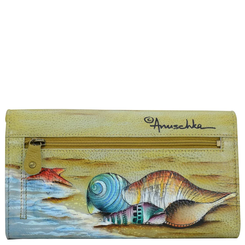 Brieftasche mit Akkordeonklappe - 1112