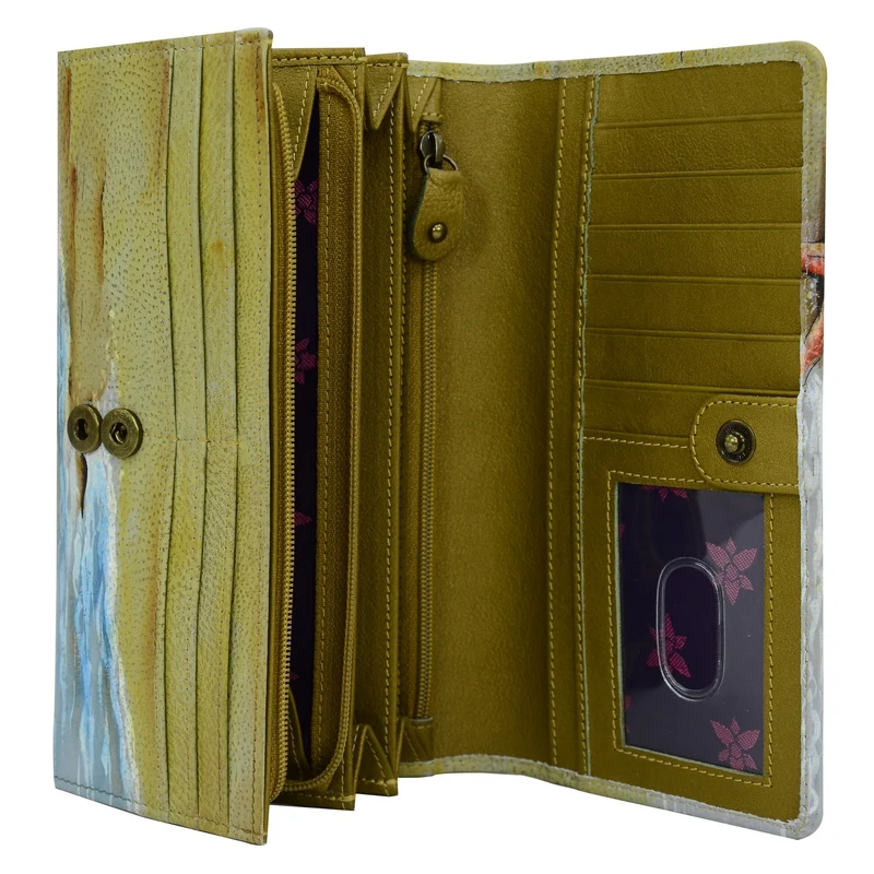 Brieftasche mit Akkordeonklappe - 1112