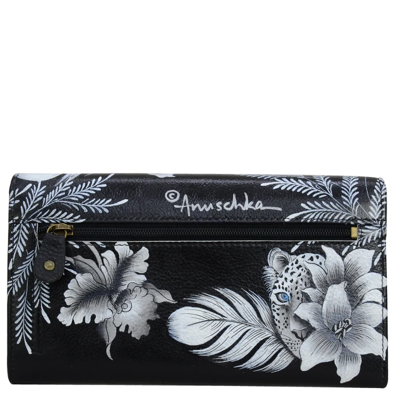 Brieftasche mit Akkordeonklappe - 1112