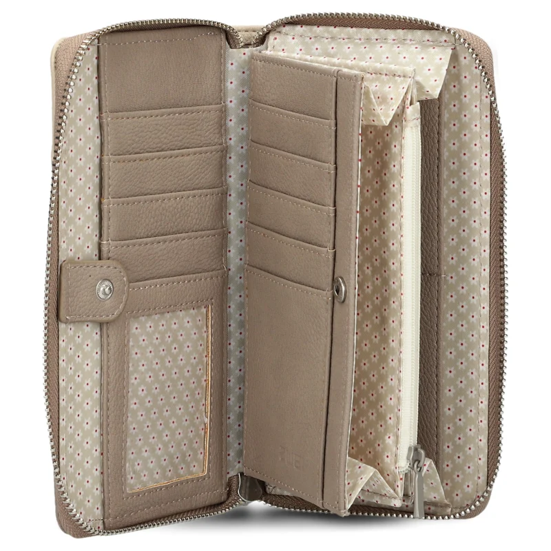 zwei Eva EV2 - Geldbörse 15cc 19 cm (nubuk-cappuccino)