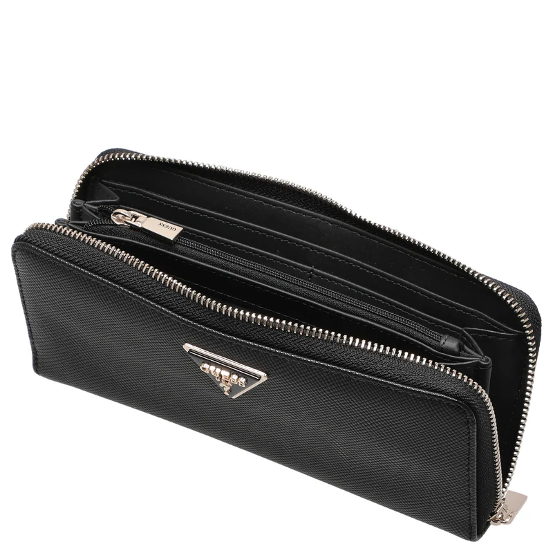 Guess Laurel II SLG Large Zip Around - Geldbörse 12cc 20 cm (black)