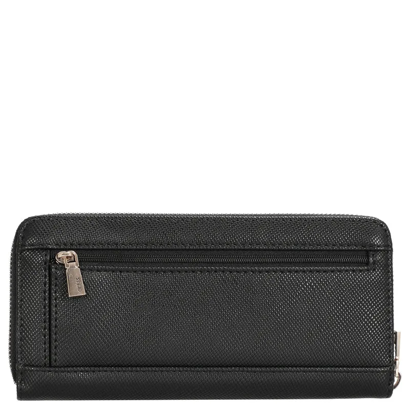 Guess Laurel II SLG Large Zip Around - Geldbörse 12cc 20 cm (black)