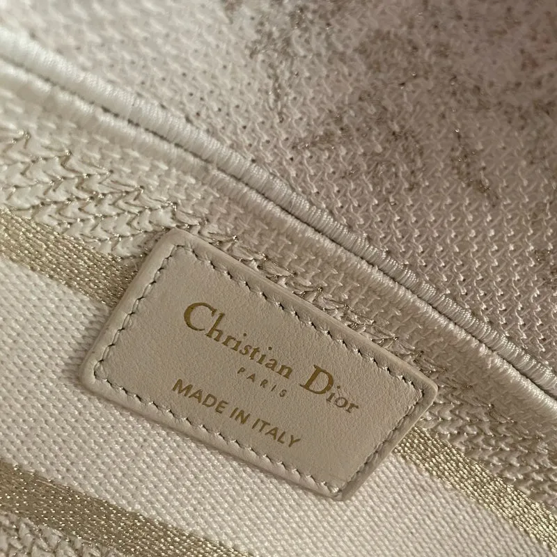 Christian Dior Lady D-Joy Tasche aus beigem Canvas