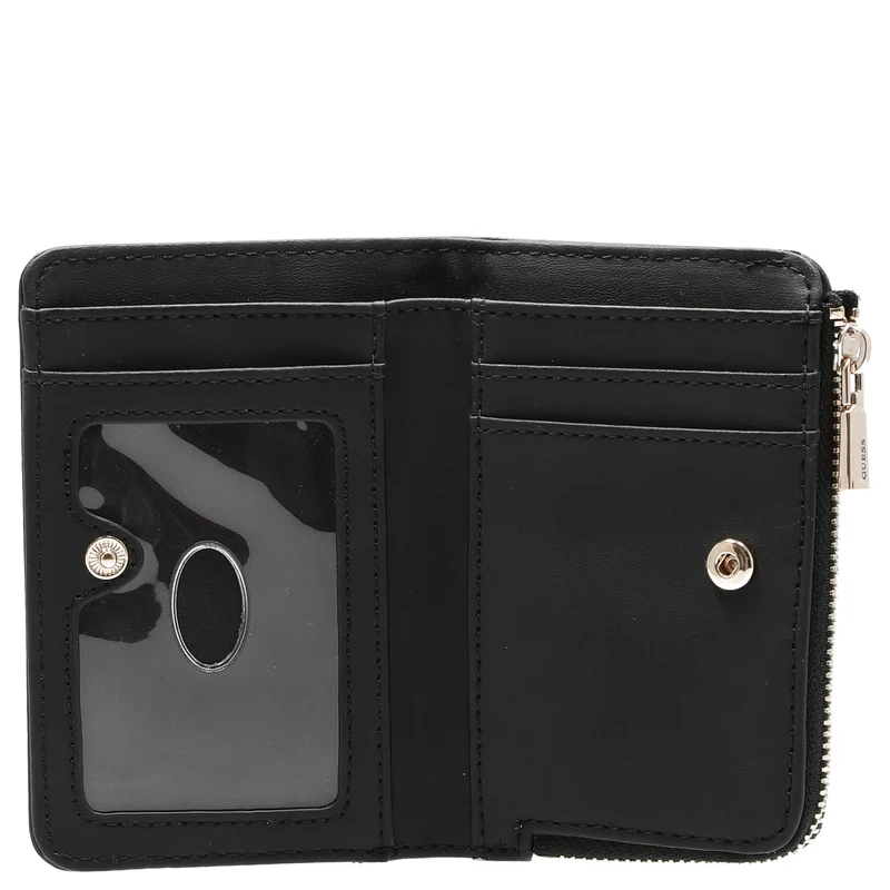 Guess Laurel II SLG Zip Around - Kreditkartenetui 4cc 12 cm (coal logo)