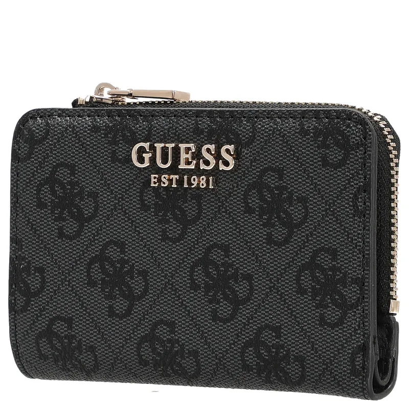 Guess Laurel II SLG Zip Around - Kreditkartenetui 4cc 12 cm (coal logo)