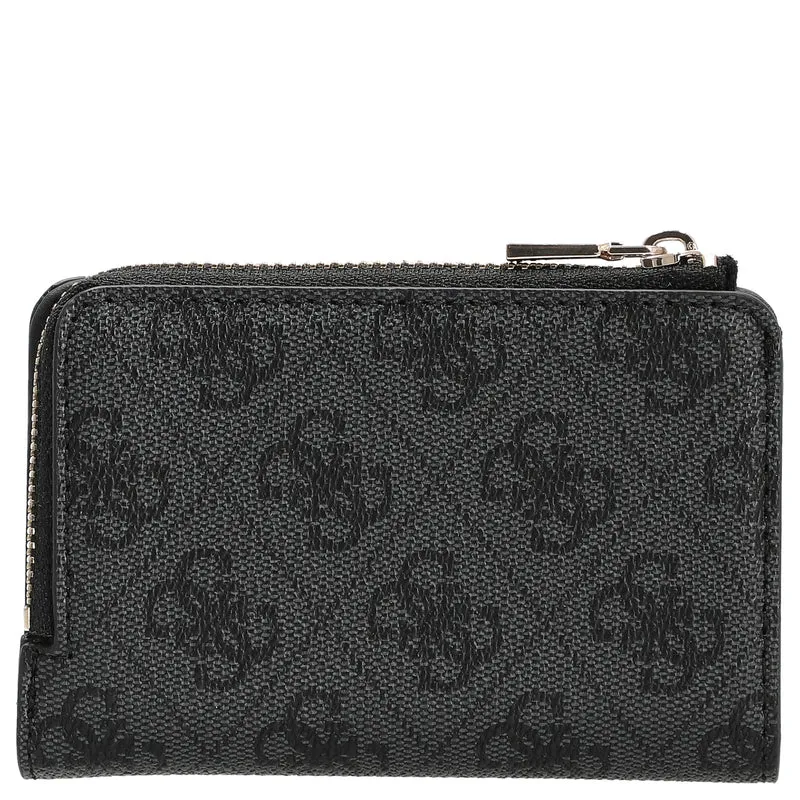 Guess Laurel II SLG Zip Around - Kreditkartenetui 4cc 12 cm (coal logo)