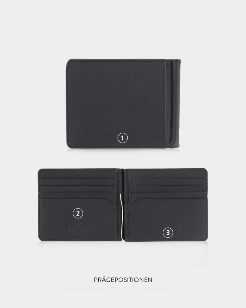 Braun Büffel Arizona 2.0 Dollarclip RFID 8CS Schwarz Geldbörse