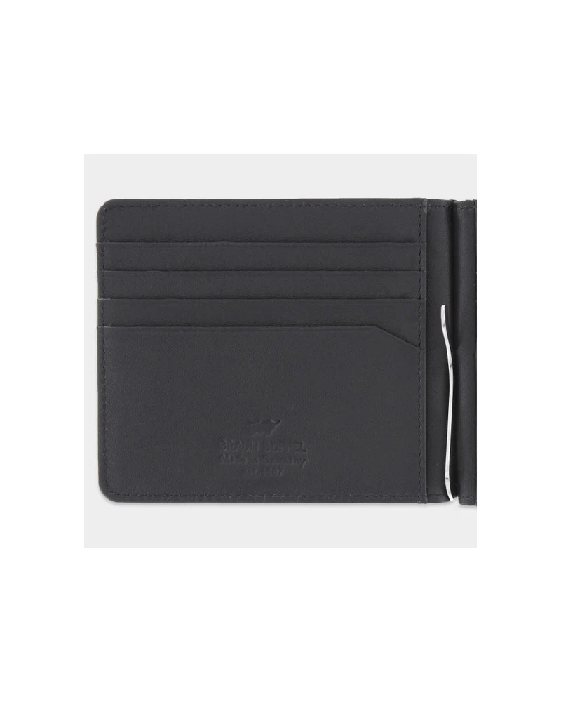 Braun Büffel Arizona 2.0 Dollarclip RFID 8CS Schwarz Geldbörse