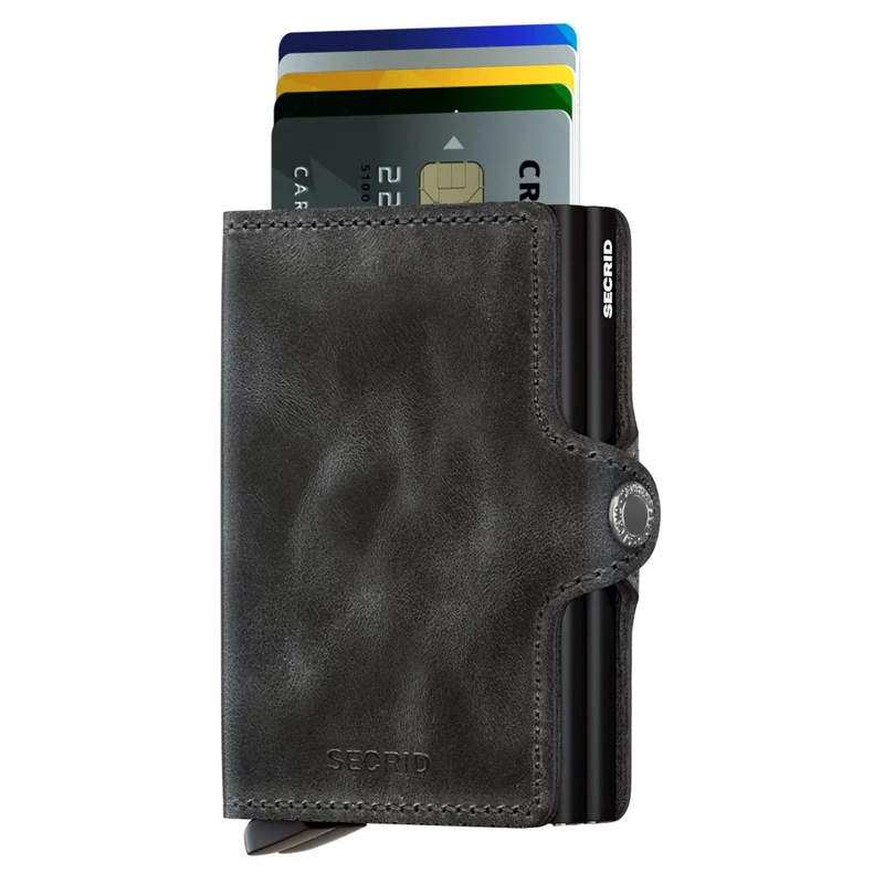 Secrid Vintage Twinwallet - Geldbörse RFID 7 cm (black)