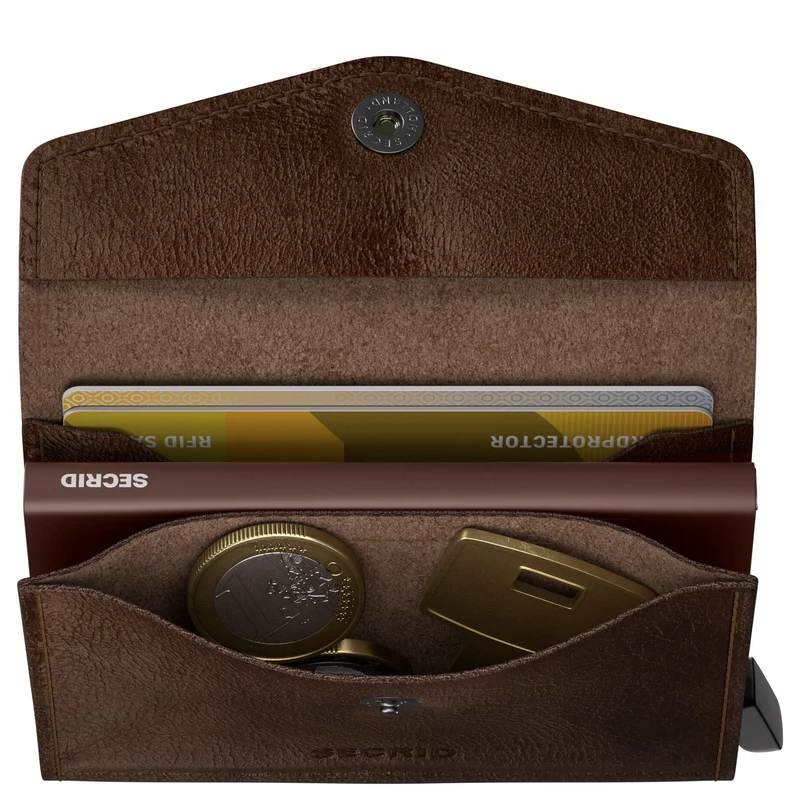 Secrid Envelope Vintage - Geldbörse 8cc 10.2 cm (chocolate)