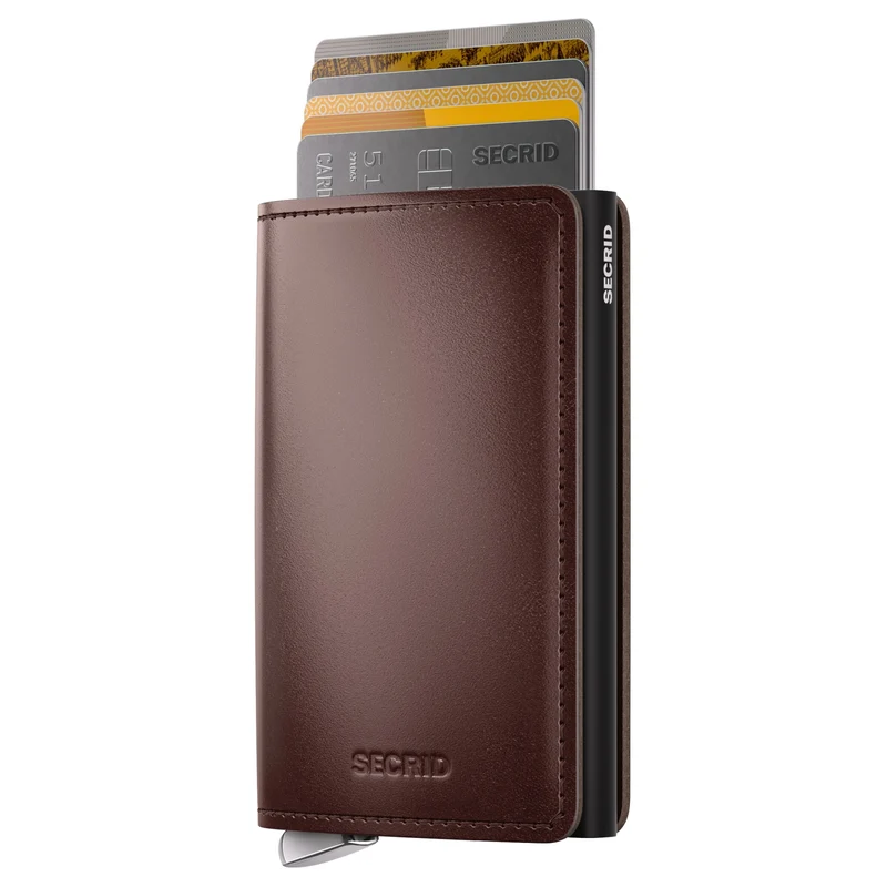Secrid Dusk Slimwallet - Geldbörse 10.2 cm RFID (dark brown+)