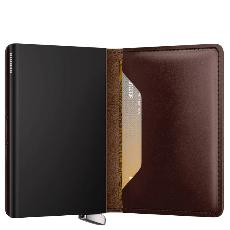 Secrid Dusk Slimwallet - Geldbörse 10.2 cm RFID (dark brown+)