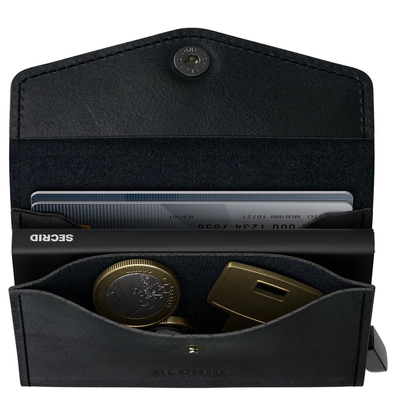 Secrid Envelope Vintage - Geldbörse 8cc 10.2 cm (black)