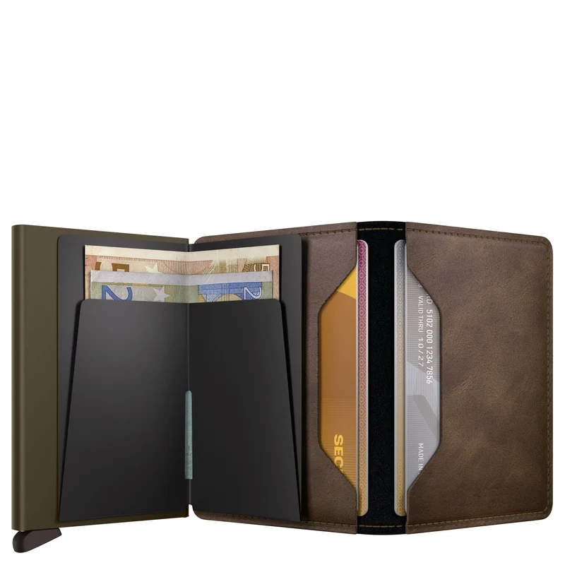 Secrid Vintage Slimwallet - Geldbörse RFID 6.8 cm (oak)