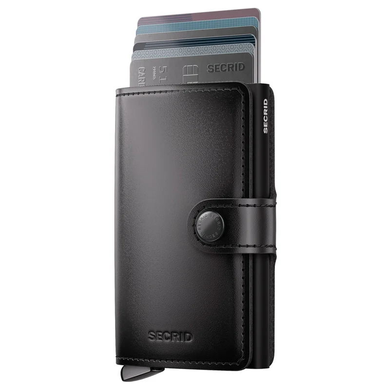 Secrid Dusk Miniwallet - Geldbörse 10.2 cm RFID (black+)