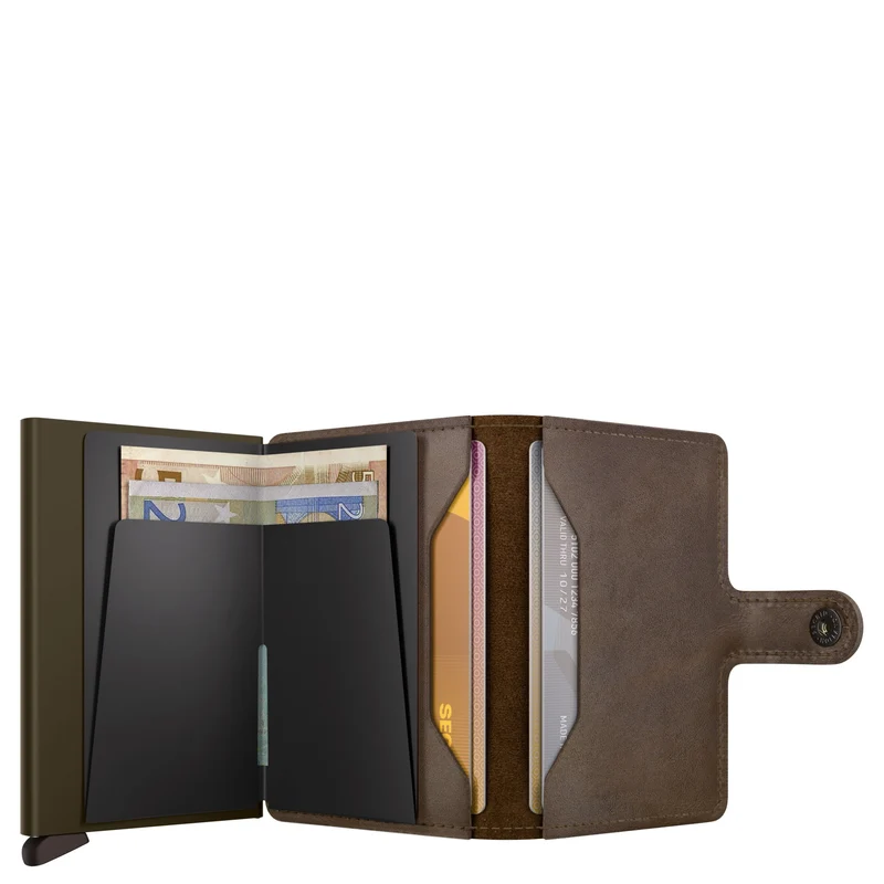 Secrid Vintage Miniwallet - Geldbörse RFID 6.5 cm (oak)