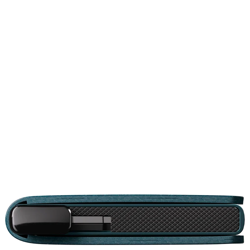 Secrid Premium Basco Slimwallet - Geldbörse RFID 6.5 cm (teal+)