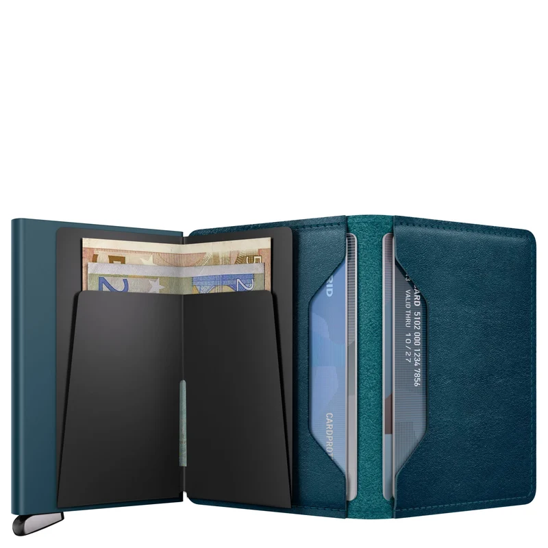 Secrid Premium Basco Slimwallet - Geldbörse RFID 6.5 cm (teal+)