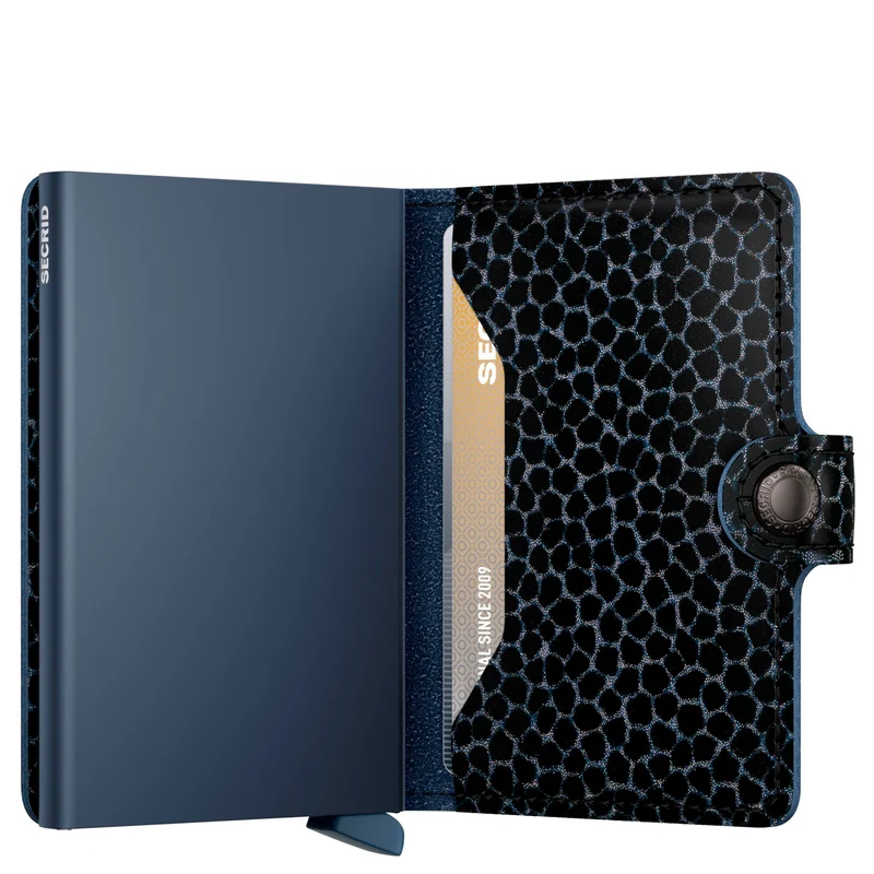 Secrid Miniwallet Giraffina - Geldbörse 6cc 10.2 cm RFID (blue)