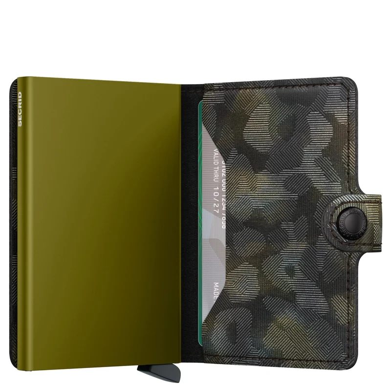Secrid Jungle Miniwallet - Geldbörse RFID 6.5 cm (jungle moos)